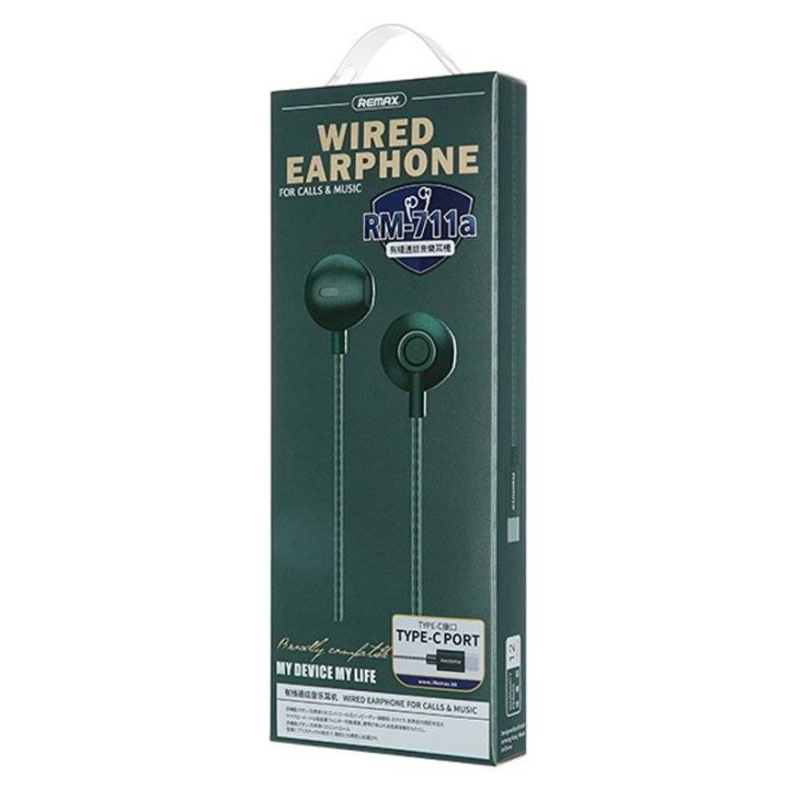 Remax Type-C Metal Wired earphone