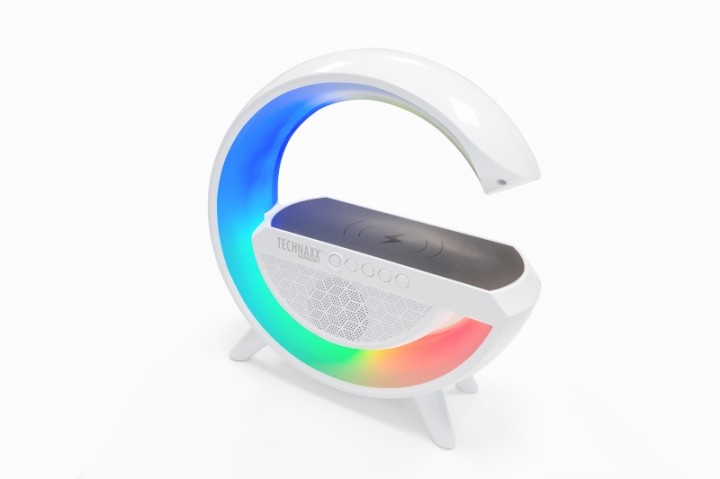 Technaxx LED Nightlight Speaker with wireless charging