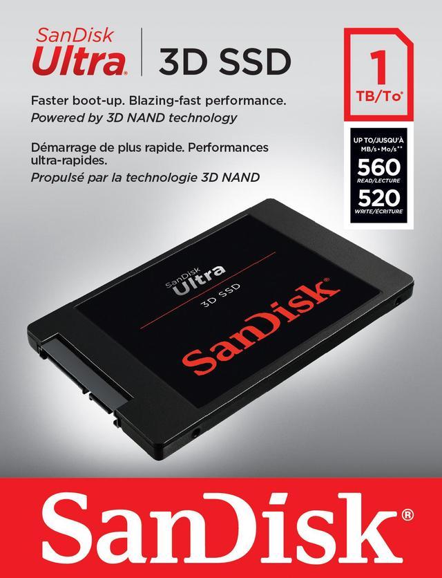 SanDisk Ultra 3D SSD 1TB