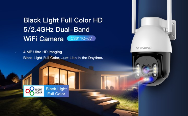 Vstarcam outdoor full night color 4MP waterproof PT-Z