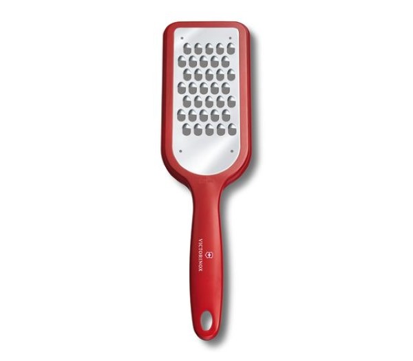 Kitchen grater, coarse-grained, red