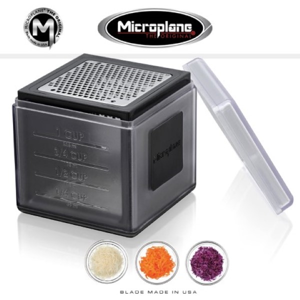 MICROPLANE Cube Grater Black