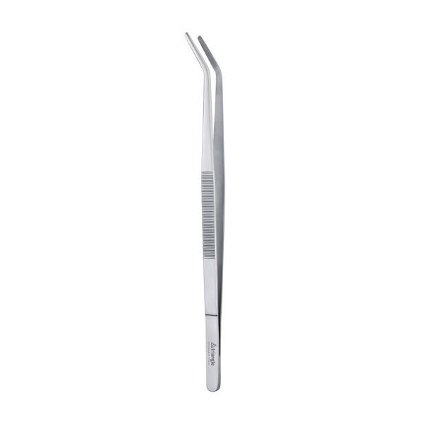 Tweezers cranked 15cm, carded