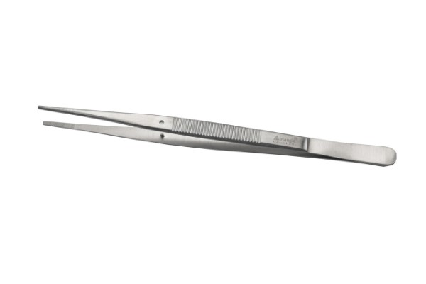 Tweezers straight, 15cm, carded