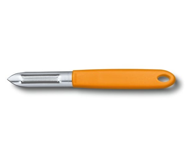 Potato peeler, serrated, orange