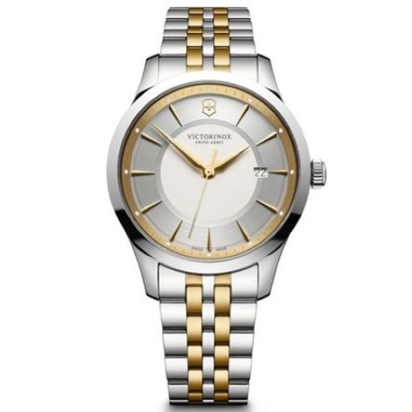 VICTORINOX ALLIANCE LARGE 40MM, SILVER 2-TONES DIAL, 2-TONES BRACELET