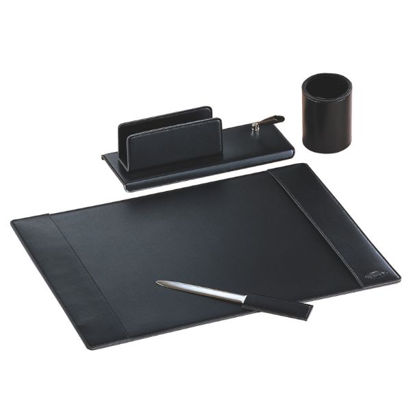 Desk Set Teolo Black 4 pcs
