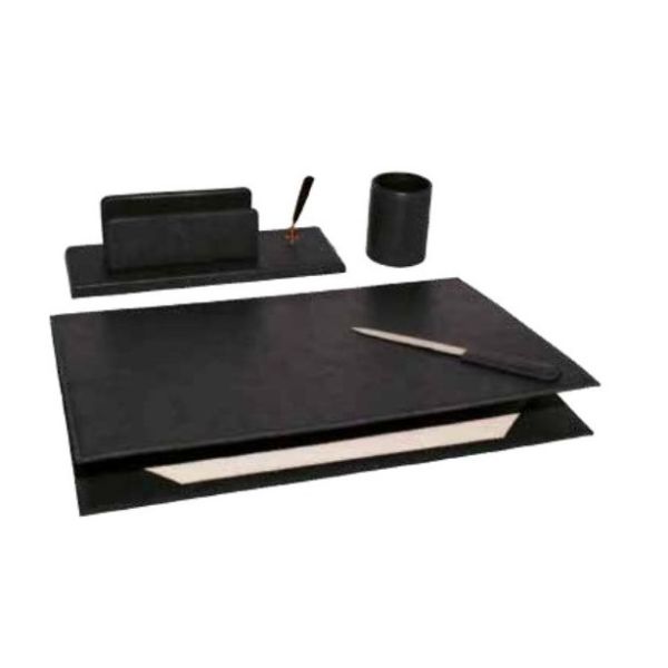 Desk Set Teolo Black 4 pcs
