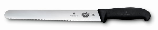 Fibrox, slicing knife, 25cm, wavy, black