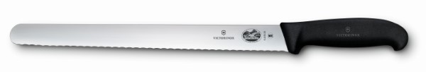 Fibrox, slicing knife, 30cm, wavy, black