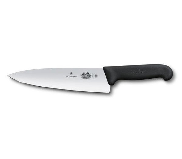Fibrox, chef's knife, 20cm, straight, black