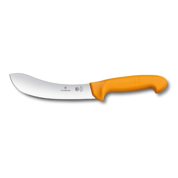 Swibo, skinning knife, 18cm, straight, orange, sb-sheath