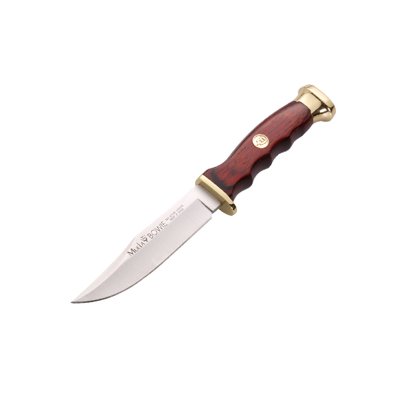 MUELA 100mm blade brass and red wood hundles