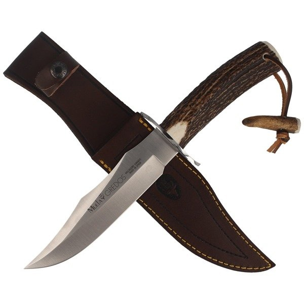 MUELA 165mm blade, stag handle, stainless steel guard