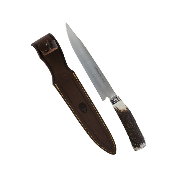 MUELA 203mm blade, deer stag handle, stainless steel guard
