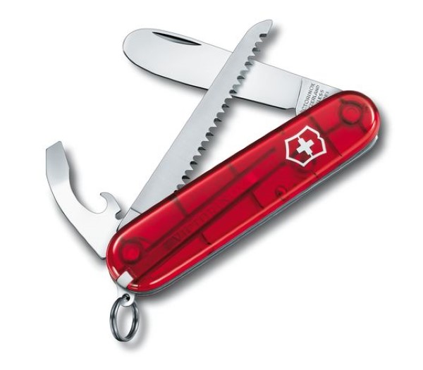 My First Victorinox, 84 mm, red transparent