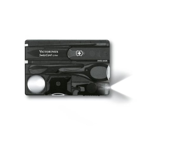 Swiss Card Lite, black transparent