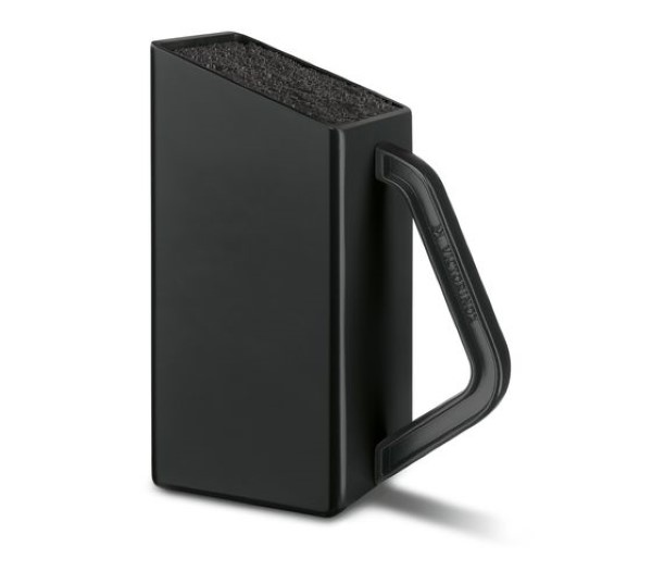 Swiss Classic, cutlery block small, black, empty