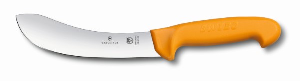 Swibo, skinning knife, 18cm, straight, orange, sb-sheath