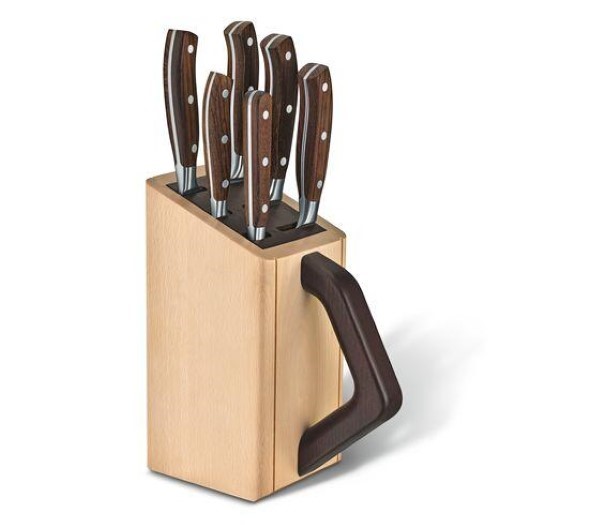 Grand Maitre, cutlery block, 6pcs, modified maple