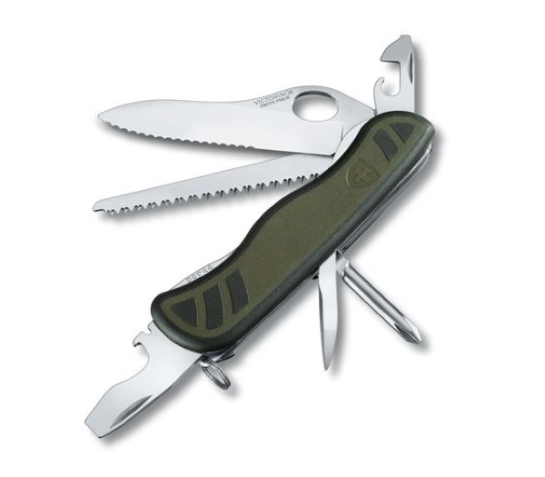 Swiss Soldier's knife 08, 111mm, green/black