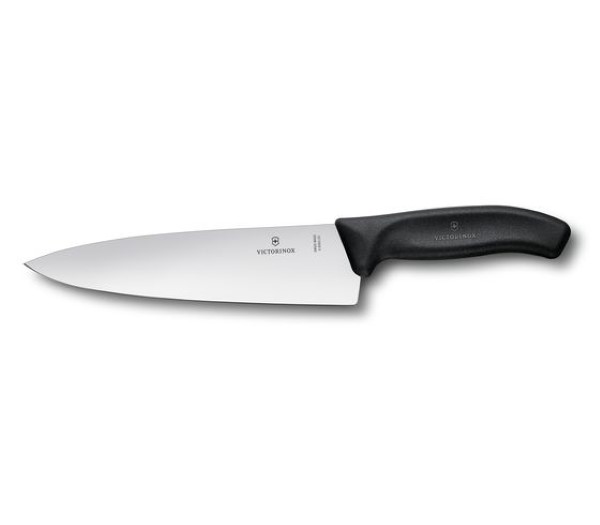 Swiss Classic, carving knife, 20cm, straight, black, blister
