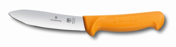 Swibo, lamb skinning knife, 13cm, straight, orange, sb-sheath