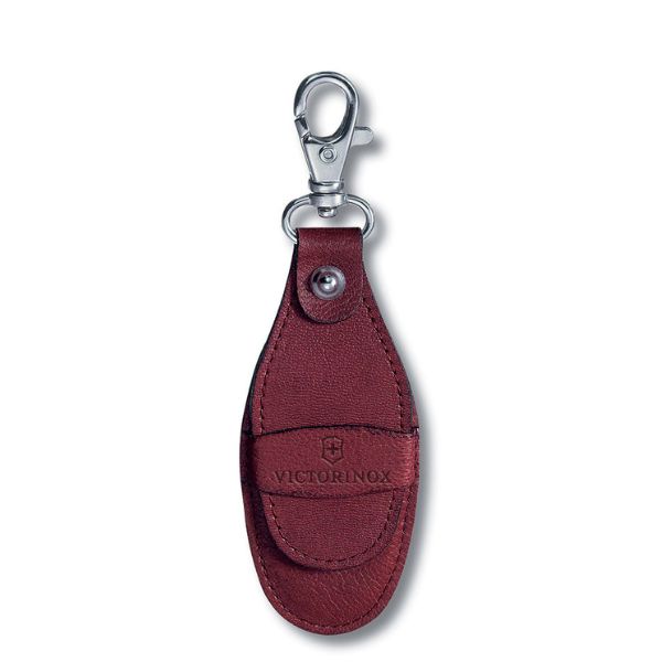 Key-Ring Leather Case With Snap Hook