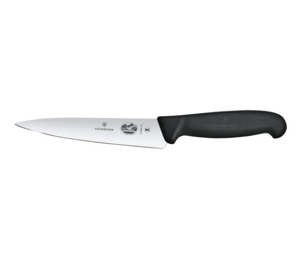 Fibrox, chef's knife, 15cm, straight, black