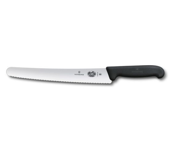 Fibrox, pastry knife, 26cm, wavy, black