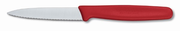 Paring Knife Wavy Red