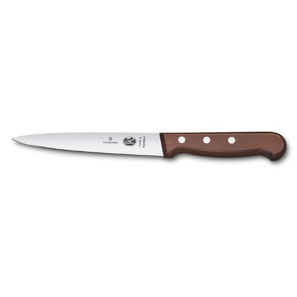 Wood, filleting knife, 16cm, straight, modified maple