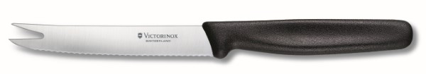Cheese and Sausage Knife Black