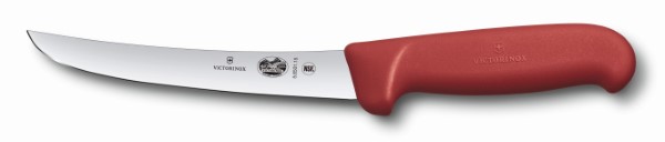 Fibrox, boning knife, 15cm, straight, red