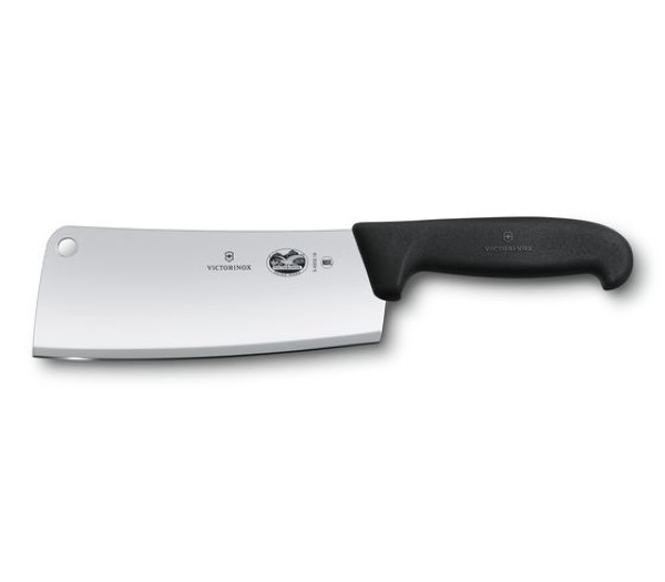 Fibrox, kitchen cleaver, 18cm, straight, black