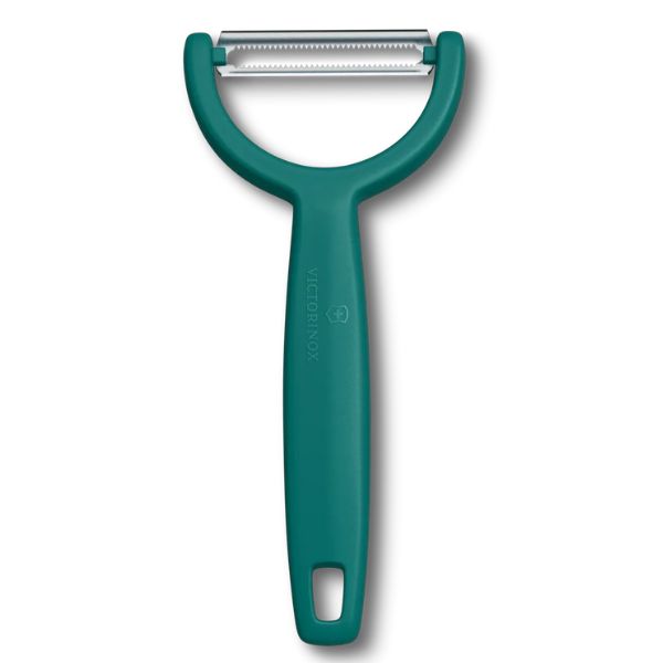 Ypso Peeler, serrated, double-edge, green