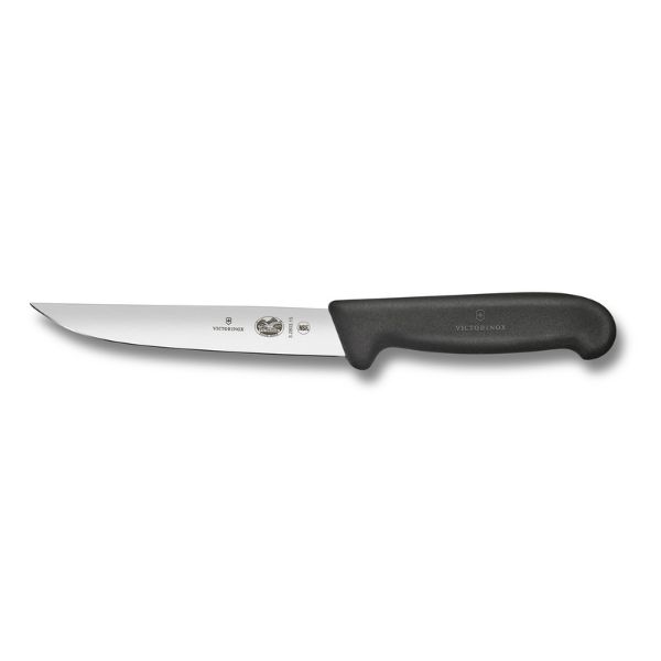 Fibrox, carving knife, 15cm, straight, narrow, black