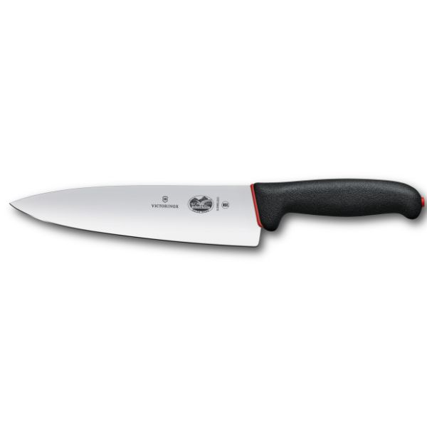 Dual Grip, chef's knife, 20cm, black/red