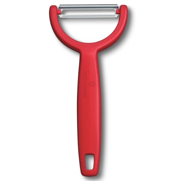 Ypso Peeler, serrated, double-edge, red