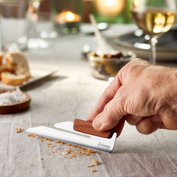 Crumb scraper, plum wood