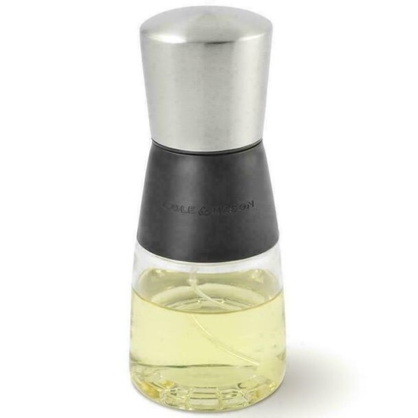 Cole & Mason Stainless Steel Oil & Vinegar Mister, Pump & Spray - Anti-Clog, Lid