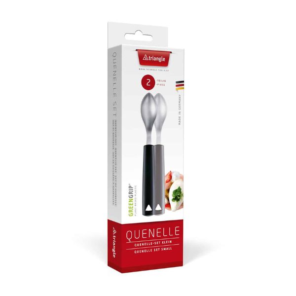 Quenelle spoon set, small, 2-pcs