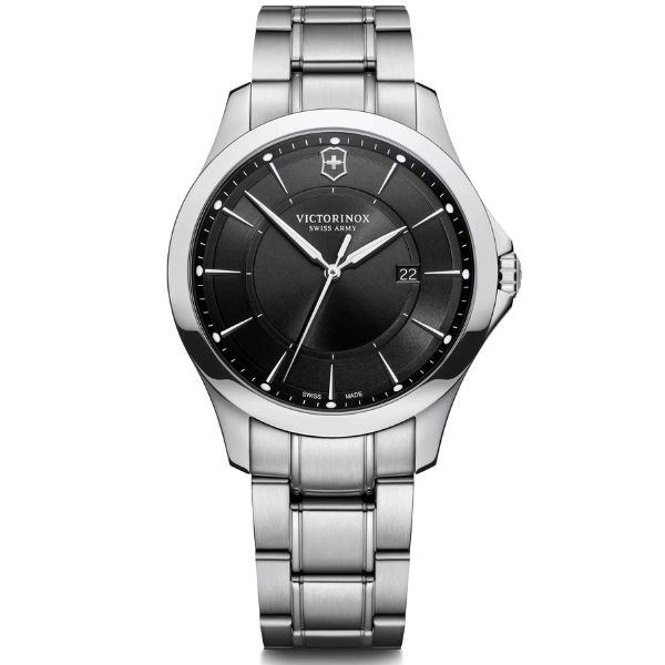 Alliance 40, black dial, SST bracelet