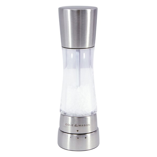 Cole & Mason Derwent Salt Mill, Stainless Steel 190mm