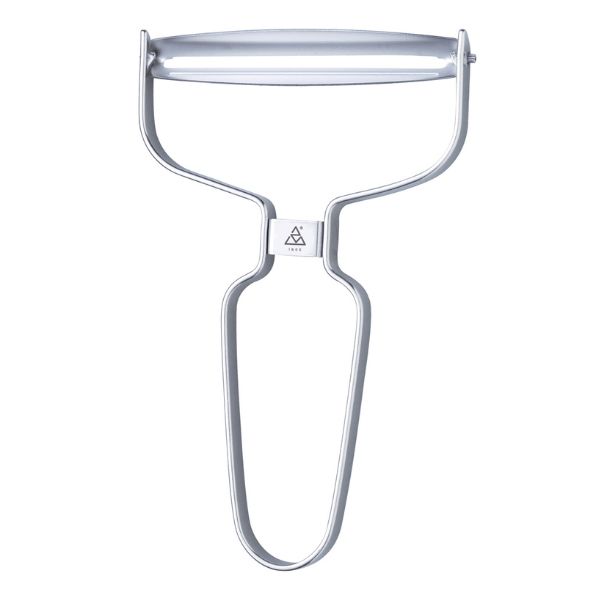 Horizontal peeler 90 mm, straight blade, stainless