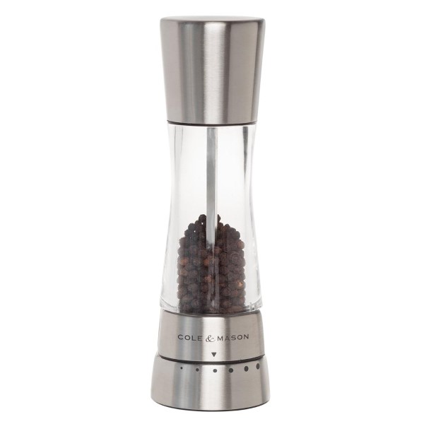Cole & Mason Derwent Pepper Mill, Stainless Steel 190mm