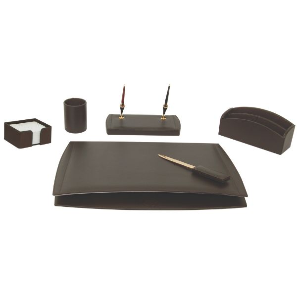 Desk Set in Full Grain Leather
