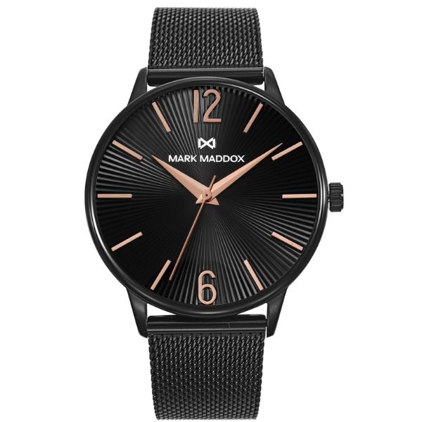 Mark Maddox Greenwich IP Black S/S Men Watch