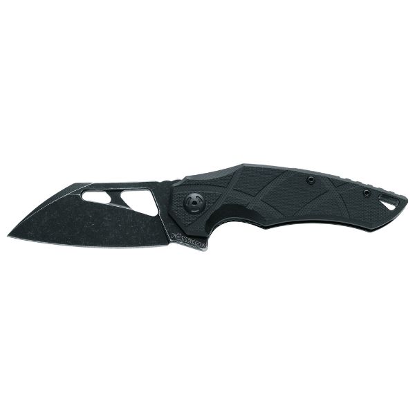 Fox Edge Atrax Folding Knife Black Handle