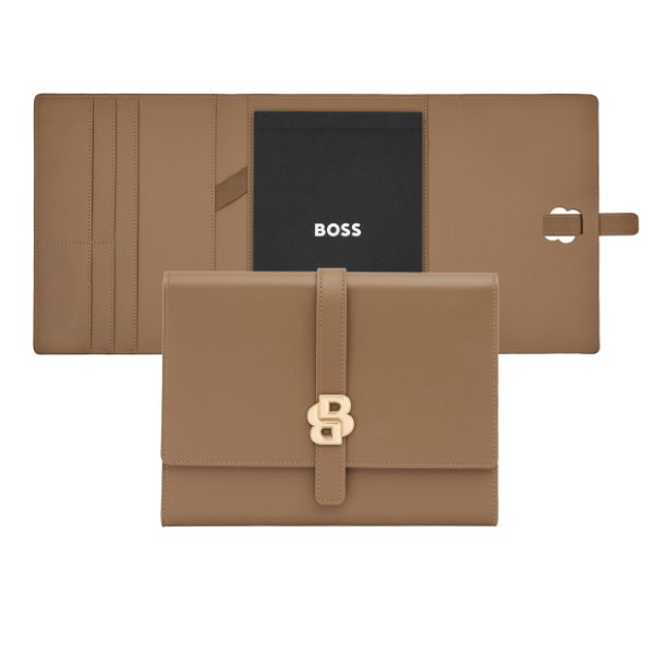 Boss Folder A5 Double B Camel